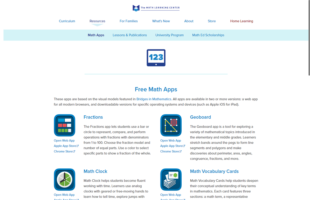 Mathlearningcenter